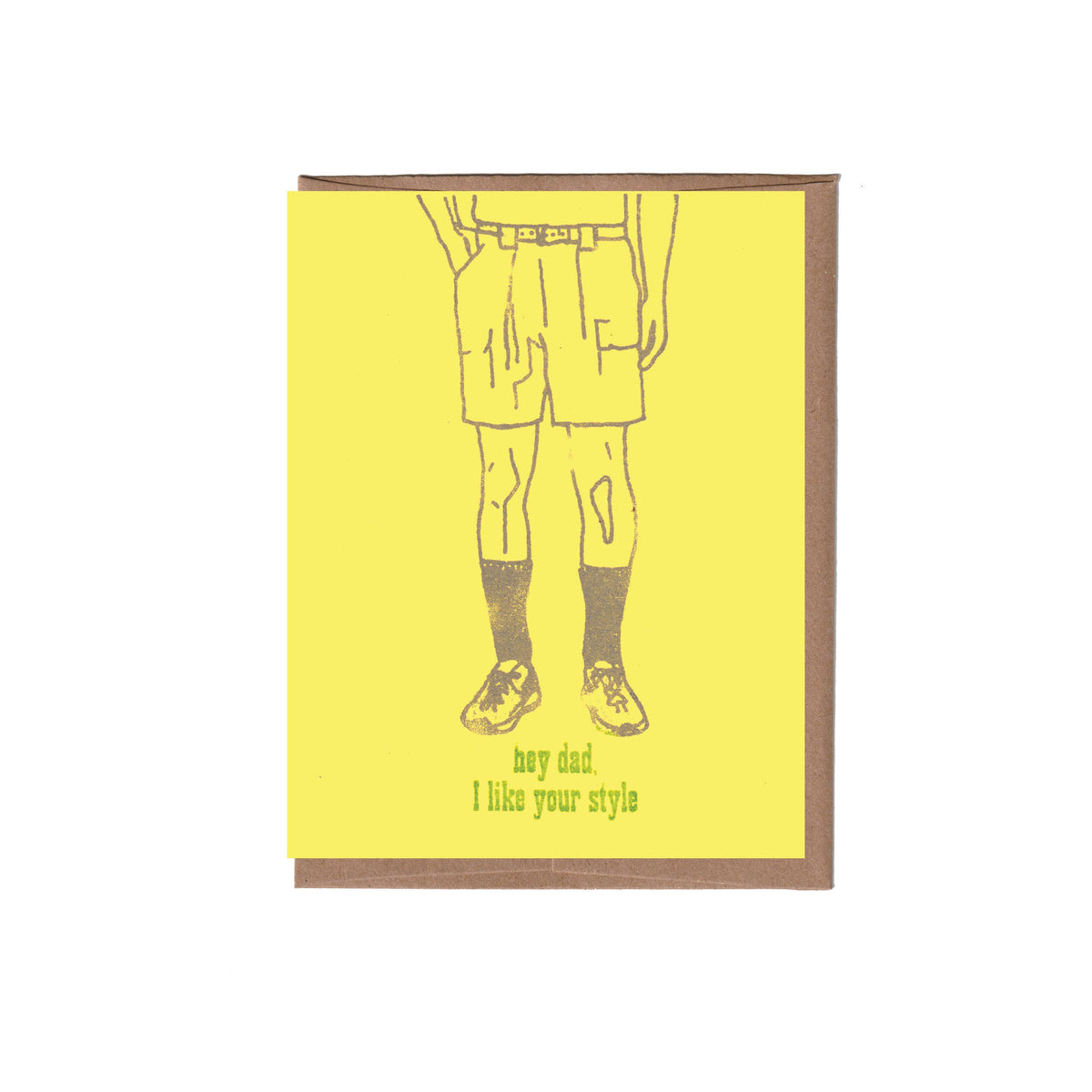 Black Socks Dad Father's Day Greeting Card